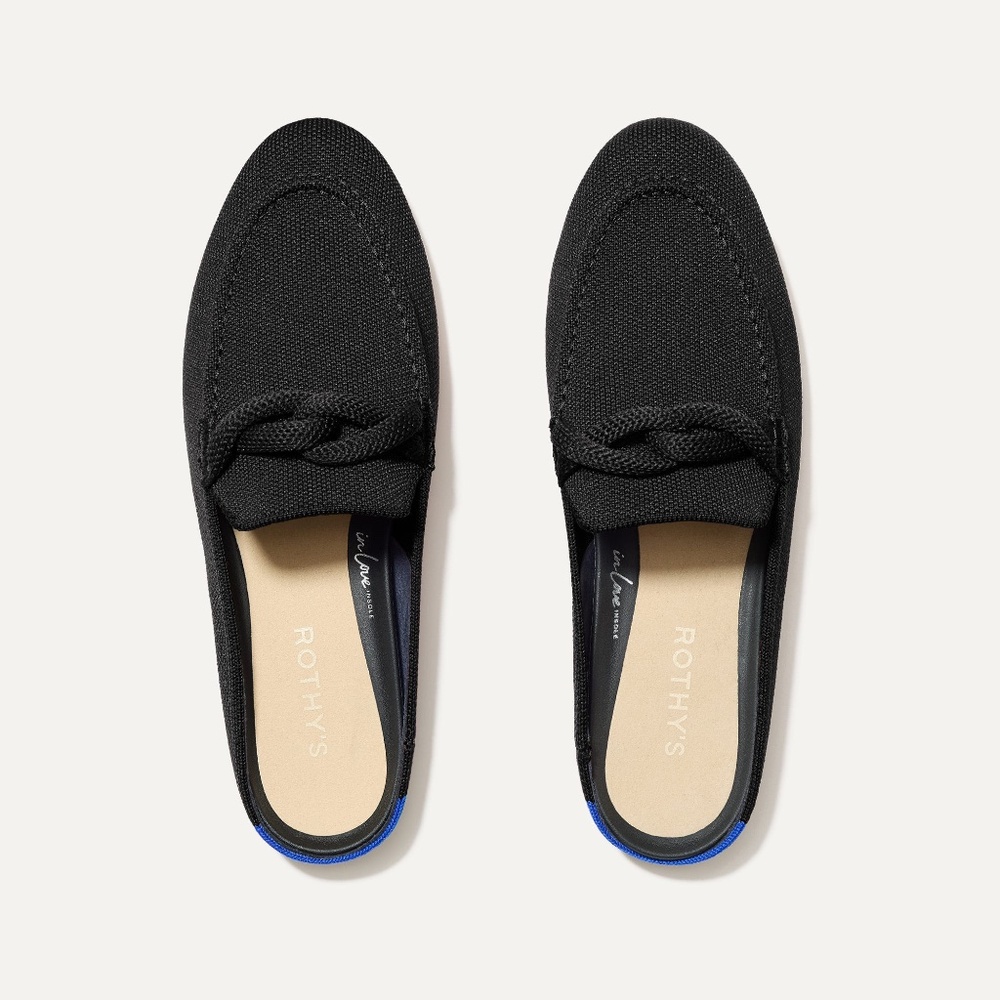 Rothy's The Loafer Mule in Black Size 5.5